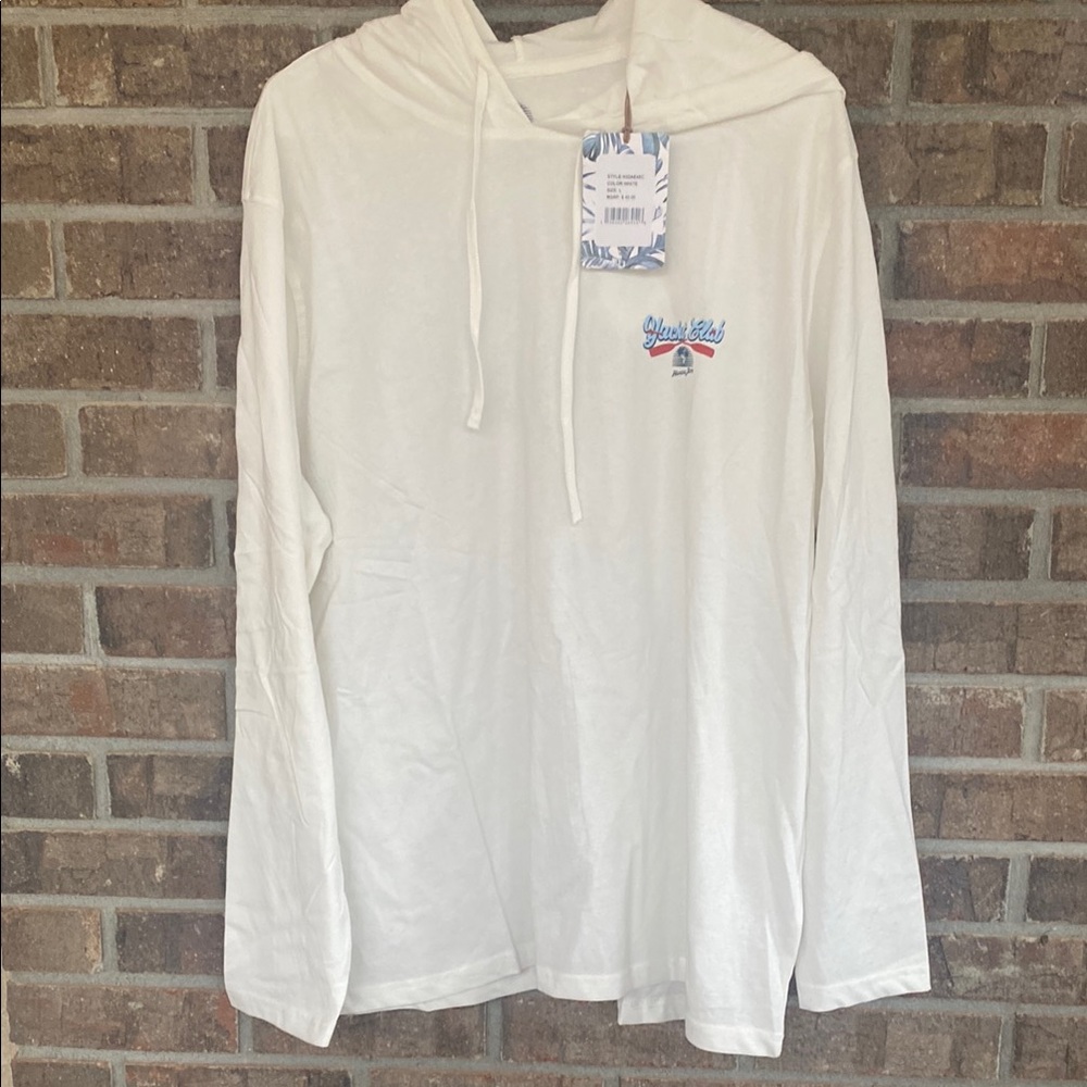 White Havana Jim Hoodie Long Sleeved Performance Shirt